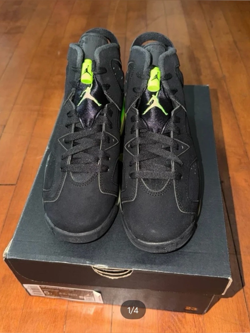 Air Jordan 6 Retro Black Electric Green